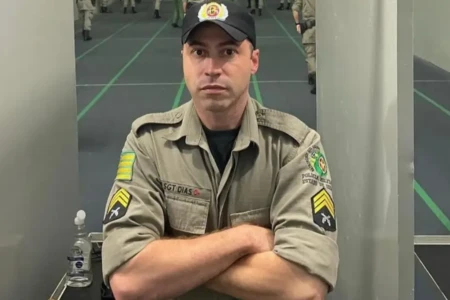 Sargento da policial militar, Caio Cézar de Sousa Dias - (Foto: reprodução)