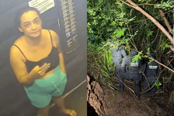 Imagem da corretora e da localização do corpo