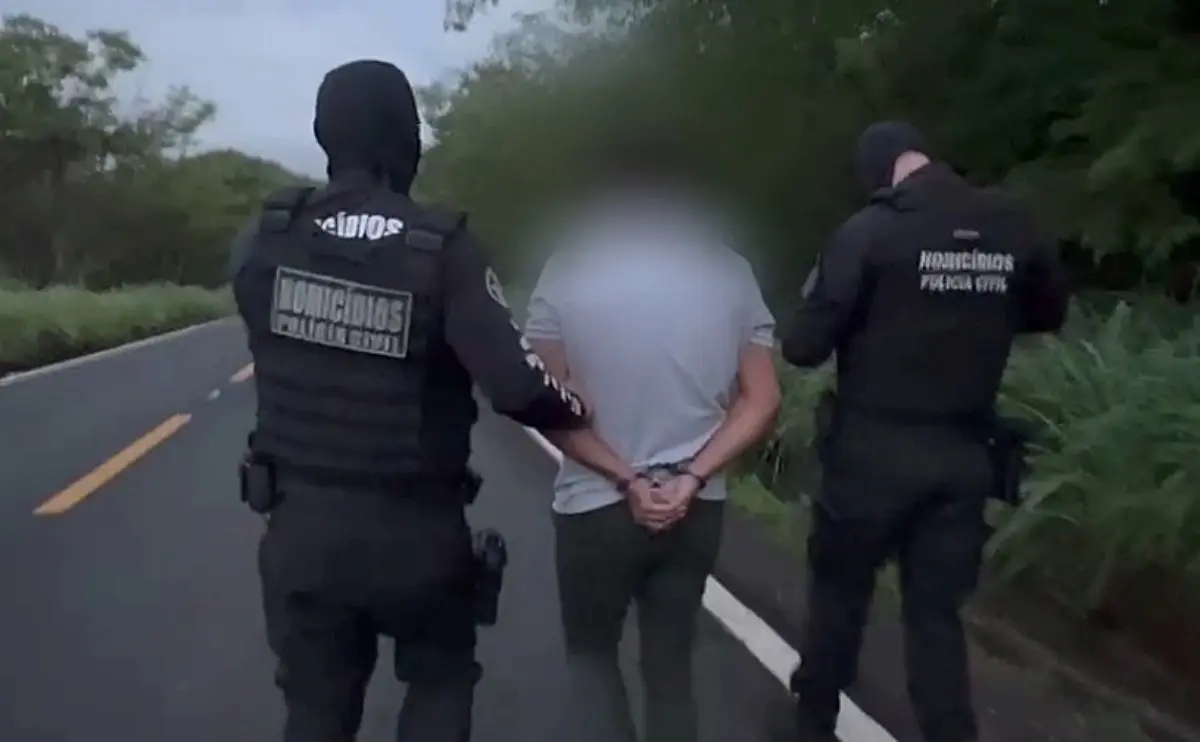 Imagem do síndico preso