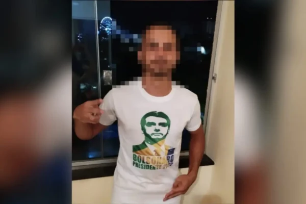 Imagem de um dos investigados