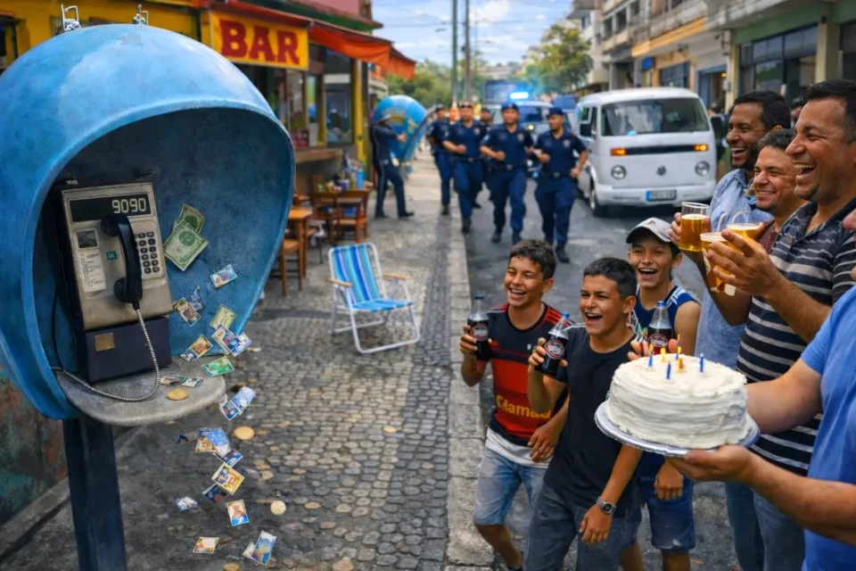 Antes de ser extinto, já virou caso de polícia Bolo de aniversário, prisão telefone comunitário histórias improváveis dos orelhões orelhão