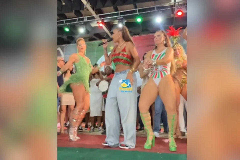 Virgínia e Paolla Oliveira sambam juntas na Grande Rio e enlouquecem a web; veja (Foto: Reprodução)