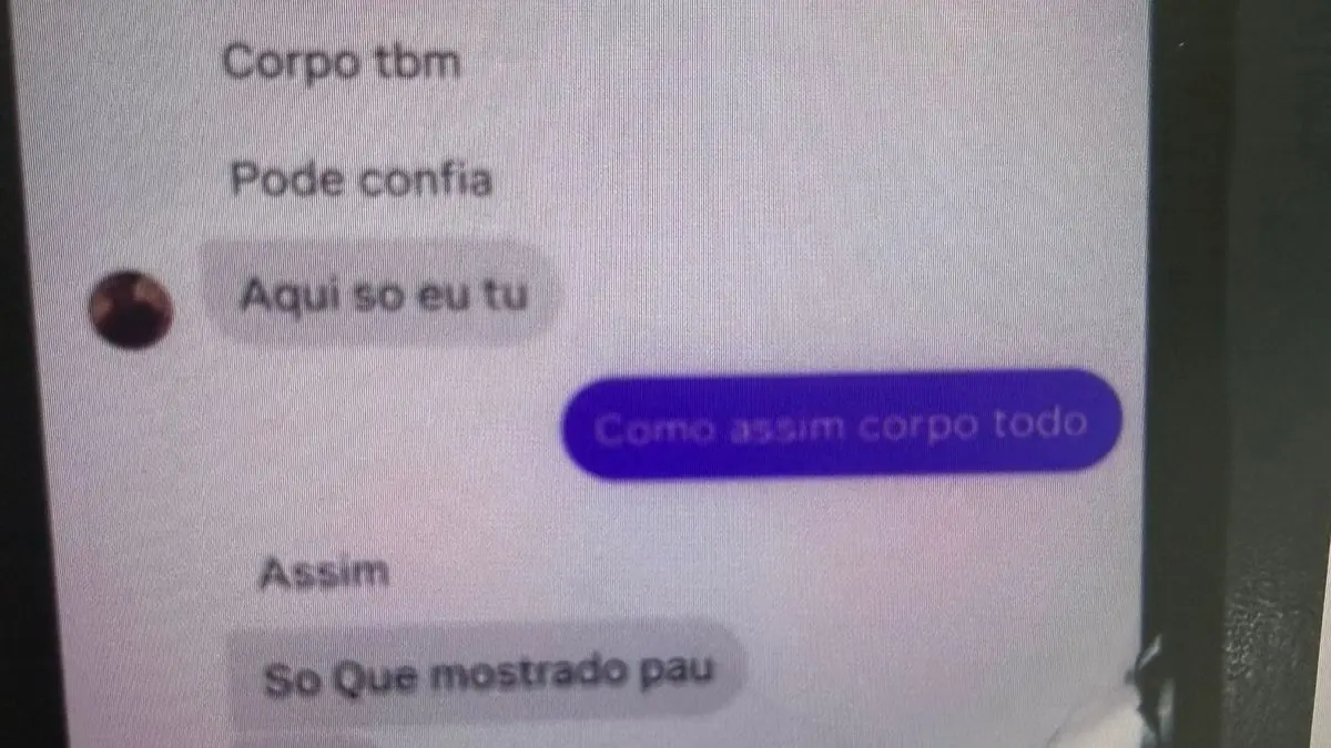 Conversa entre o investigado e o adolescente - (Foto: divulgação/PCGO)