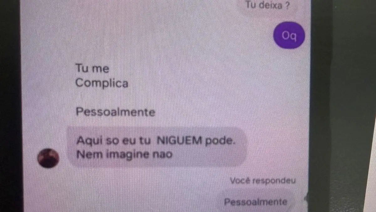 Conversa entre o investigado e o adolescente - (Foto: divulgação/PCGO)