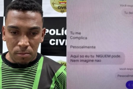 Mensagens trocadas entre o falso agente e o adolescente - (Foto: divulgação/PCGO)