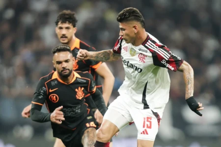 Partida entre Flamengo e Corinthians na última temporada