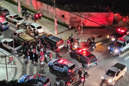 Rotam prende criminoso em avenida movimentada do setor Bueno (Foto: Reprodução)