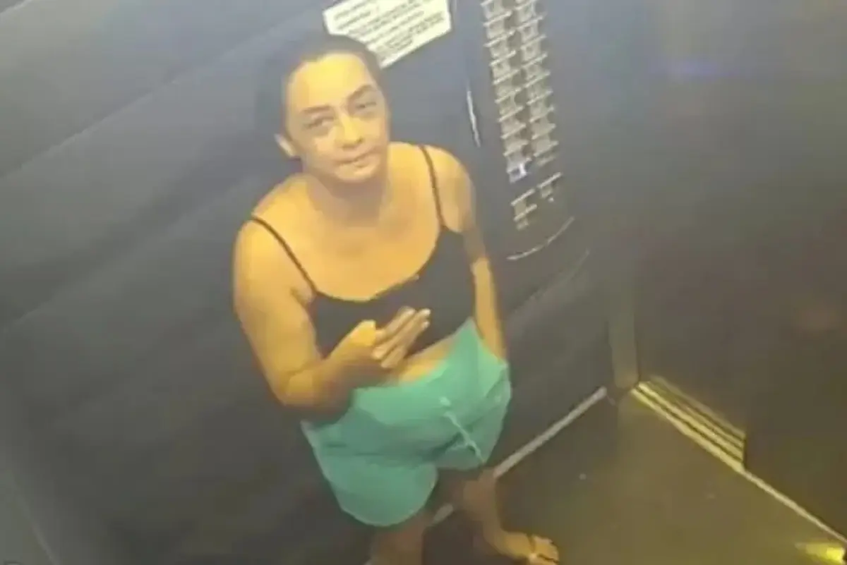 Imagem de Daiane Alves antes de desaparecer