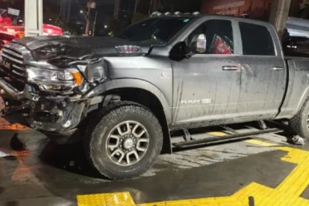 CAMINHONETE RAM X ACIDENTE X MARISTA