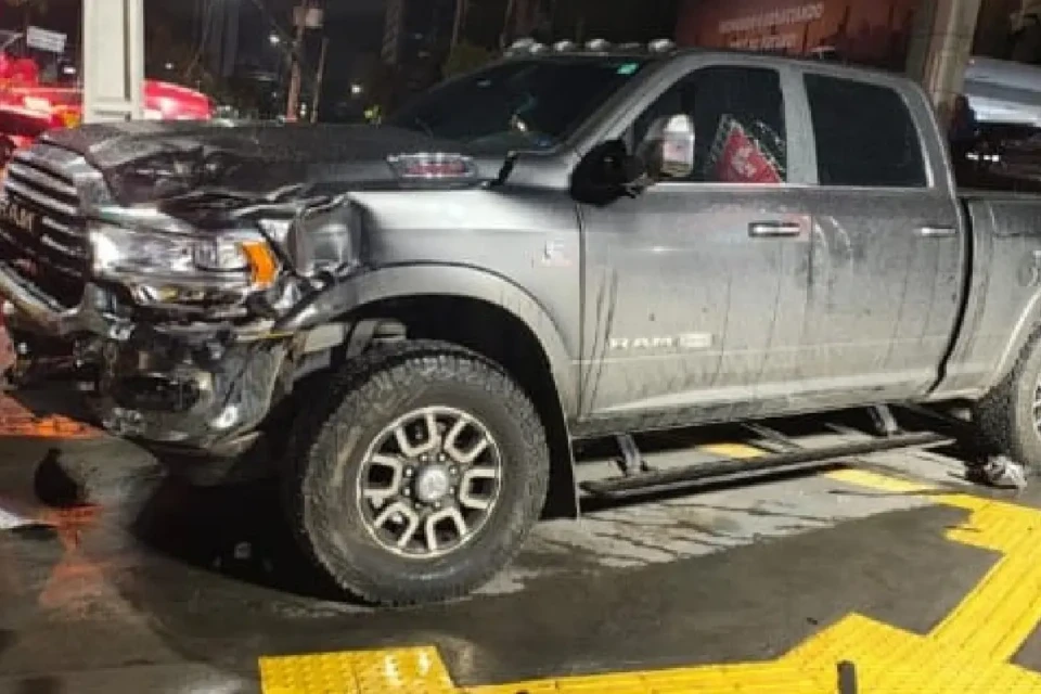 CAMINHONETE RAM X ACIDENTE X MARISTA