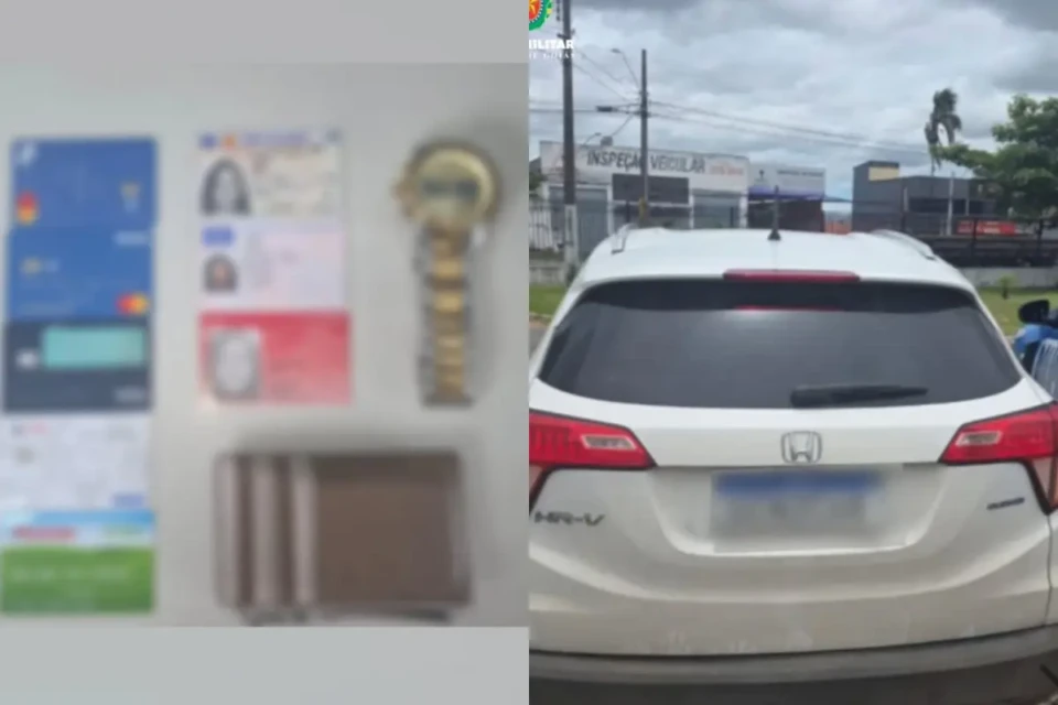 Imagem dos itens recuperados