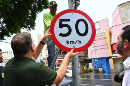 Mabel aumenta limite de velocidade em ruas do Centro de Goiânia (Foto: Prefeitura)