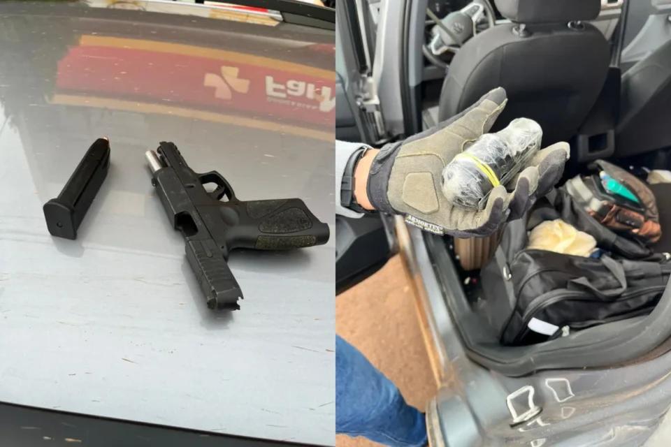 Imagem dos itens apreendidos