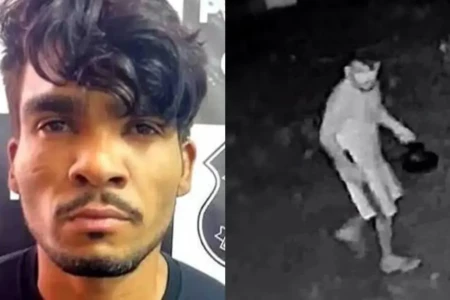 Fotos mostram imagens de Lázaro Barbosa, o serial killer de Goiás
