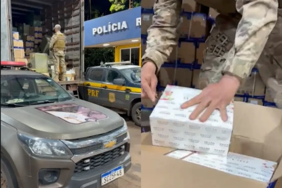 Imagem da apreensão