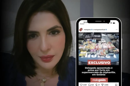 Delegada presa por furto em Goiânia nega ter transtornos mentais e acusa família de perseguição (Foto: montagem/Mais Goiás)