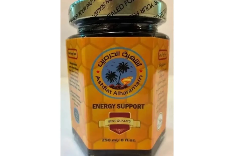 FDA: Ashfiat Alharamain Energy Support contém tadalafila — Foto: Reprodução