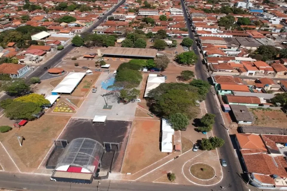 Vista aérea da cidade