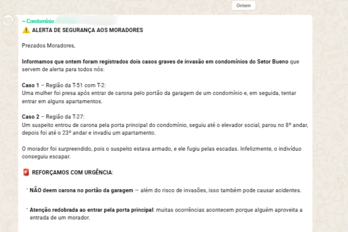 1200 800 1 Goiânia: condomínios do setor Bueno disparam alertas após casos de invasão
