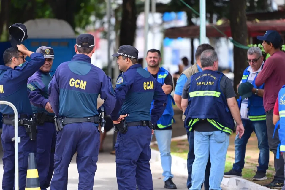 Agentes de segurança e fiscalização de Goiânia