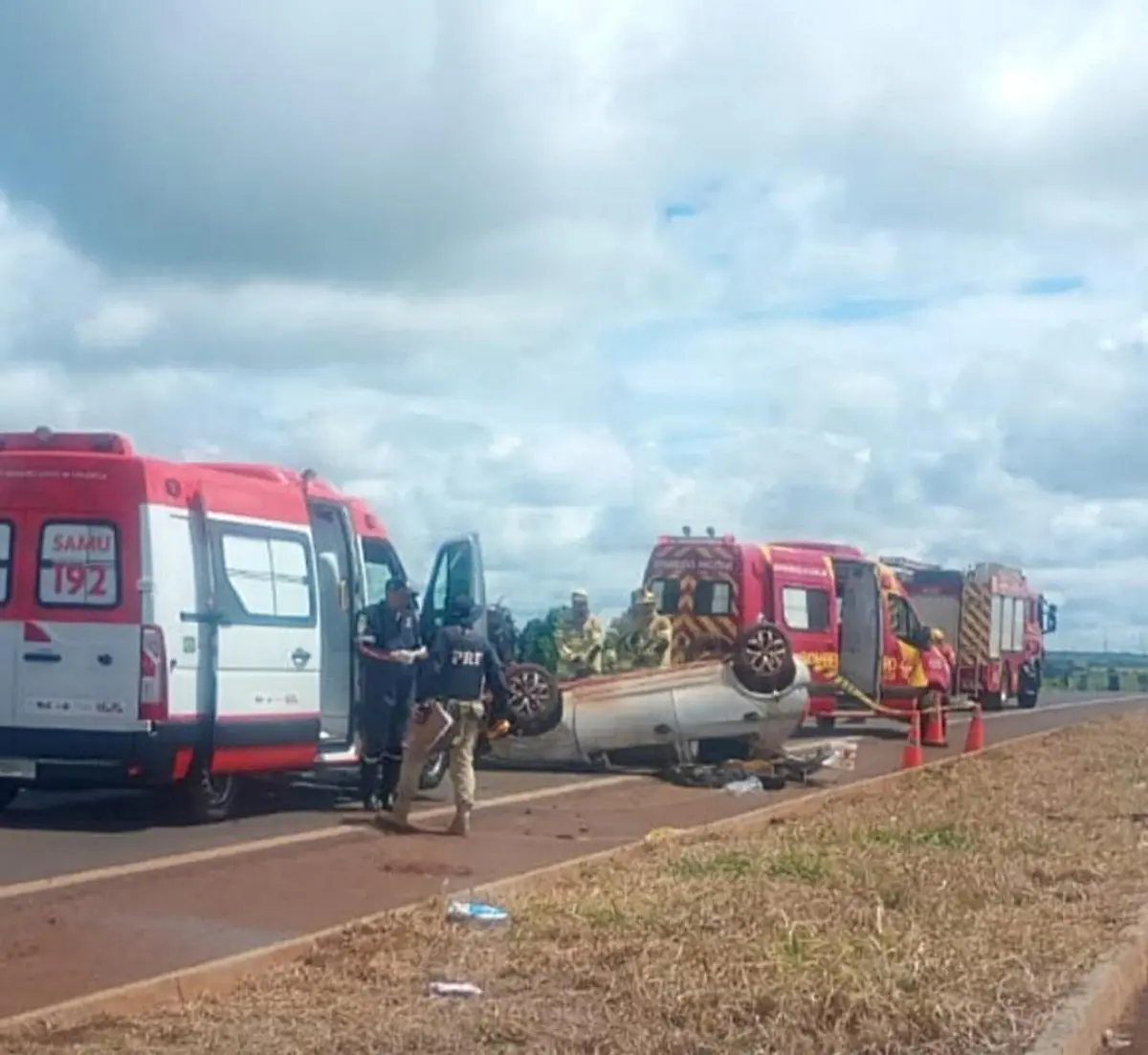 Imagem do local do acidente