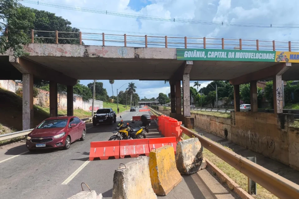 Imagem do trecho interditado