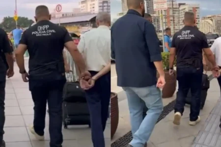 Homem de 60 anos já estava dentro de avião quando foi detido Piloto é preso em Congonhas suspeito de integrar rede de abuso sexual de menores