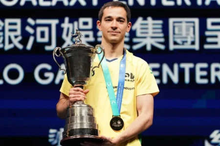 Hugo Calderano, mesatenista brasileiro