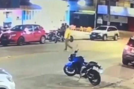 Vereador Carlim da Feira foi atropelado por uma moto - (Foto: reprodução)