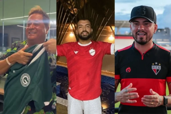 Seu ídolo é esmeraldino, colorado ou atleticano? Veja o time dos sertanejos goianos