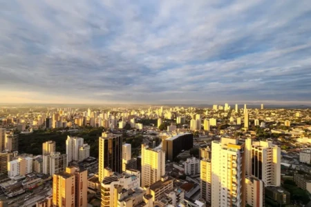 Foto aérea da cidade de Goiânia
