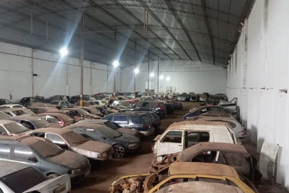 Imagem do material apreendido