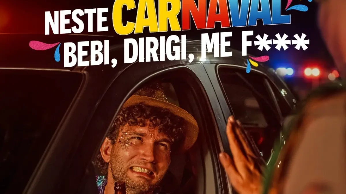‘Bebi, dirigi, me f***’: Detran aposta em mensagem direta em campanha para o carnaval (Foto: Divulgação)