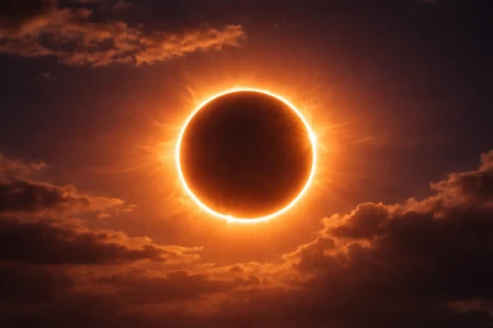 Espetáculo raro, eclipse solar com anel de fogo acontece na próxima semana Alinhamento entre Sol, Terra e Lua forma o chamado “anel de fogo”