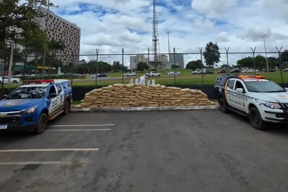 Agrotóxicos apreendidos foram encaminhados à Polícia Civil - (Foto: reprodução/PM)