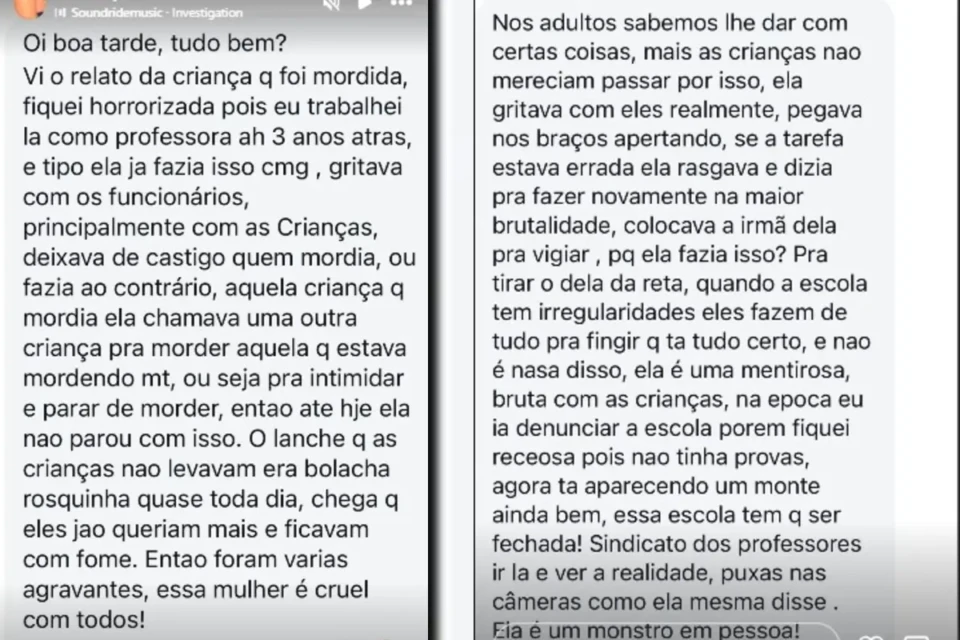 relatos x funcionarios