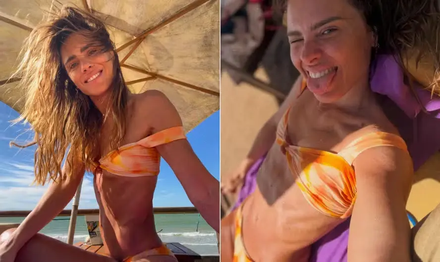 image 1 Carolina Dieckmmann aparece de biquíni e rebate críticas: ‘Corpo saudável’; veja fotos