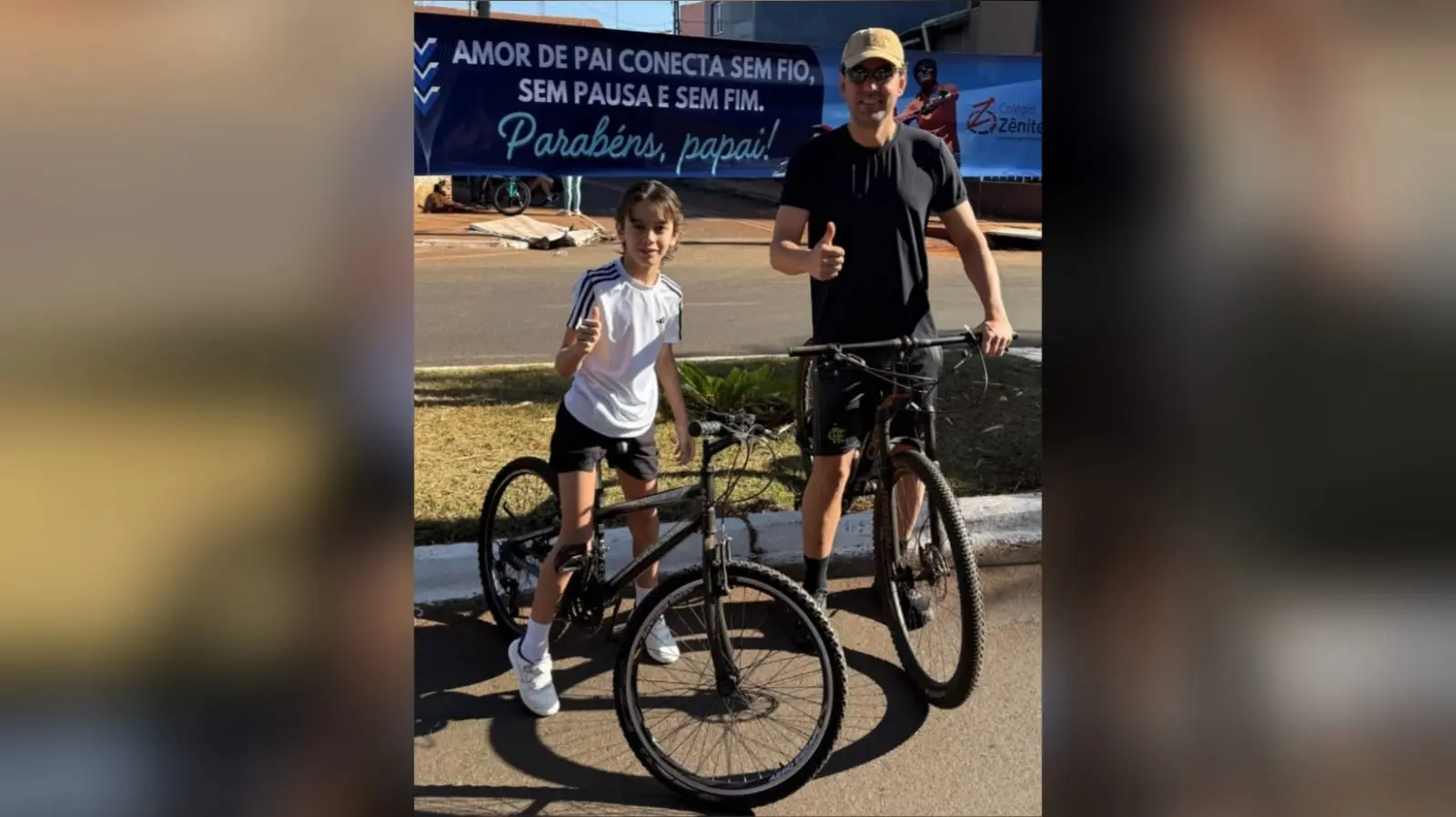 Benício e o pai, Thales Machado