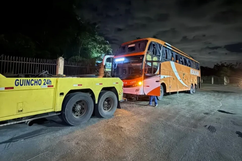 Imagem do ônibus que circulava