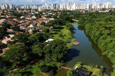 Vista aérea de Goiânia (Foto: Prefeitura de Goiânia)