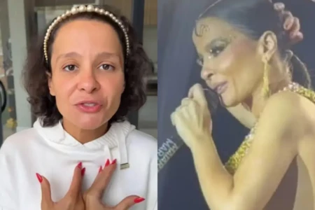 Lace soltou e cantora continuou a apresentação sem a peruca Maiara mostra cabelo natural pela primeira vez no palco show em Goiás; vídeo