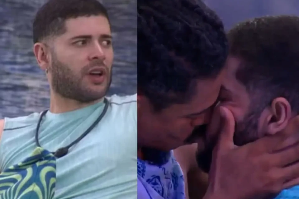 Após ser eliminado do BBB 26, Marcelo fala sobre relação com Breno fora da casa; veja Os dois protagonizaram o primeiro beijo da edição