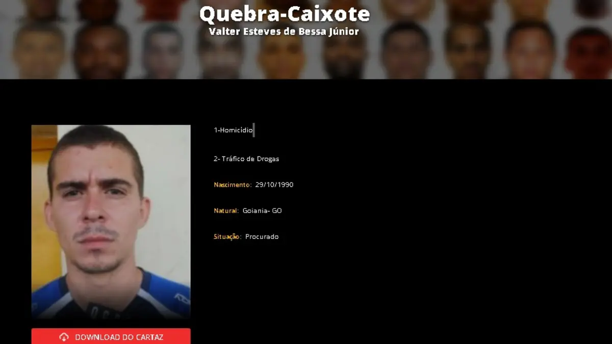 dimensao 41 Polícia do Rio oferece recompensa por casal ligado ao CV em Goiás