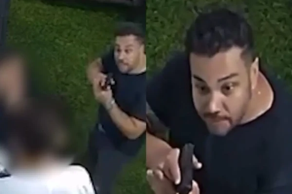 PF investiga conduta de Diego de Abreu Souza Borges Policial Federal armado ameaça amigos em espetinho no DF: "Vocês são um casal?"