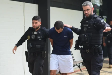 Imagem de quando Maicon foi preso