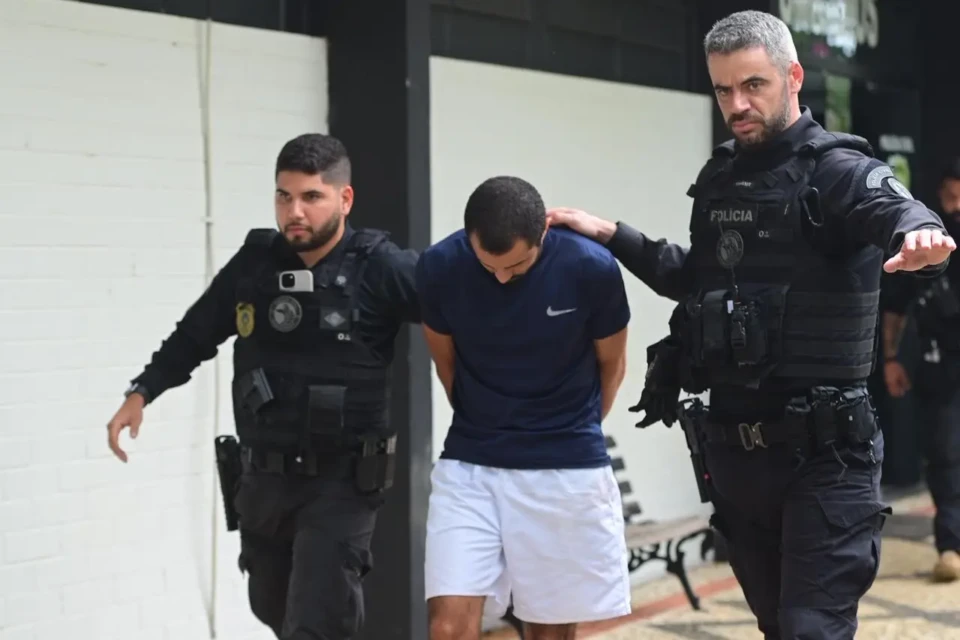 Imagem de quando Maicon foi preso