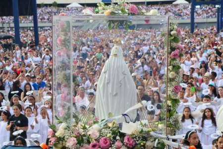Totus Tuus 2026 anuncia imagem internacional que virá ao Brasil no dia 27 (Foto: Divulgação)