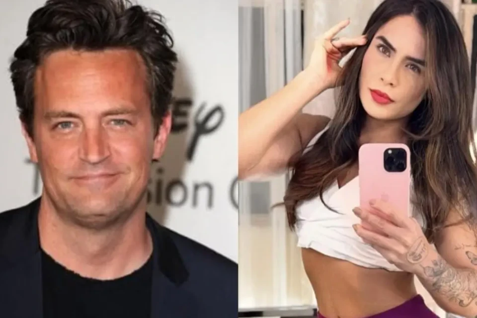 Matthey Perry e Djidja Cardoso - (Foto: reprodução/redes sociais)