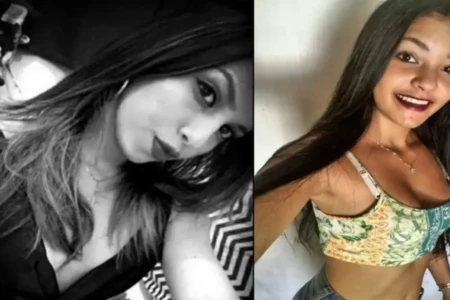 Suspeitas Aline Rodrigues dos Santos e Vitoria Fernandes Soares - (Foto: reprodução/redes sociais)