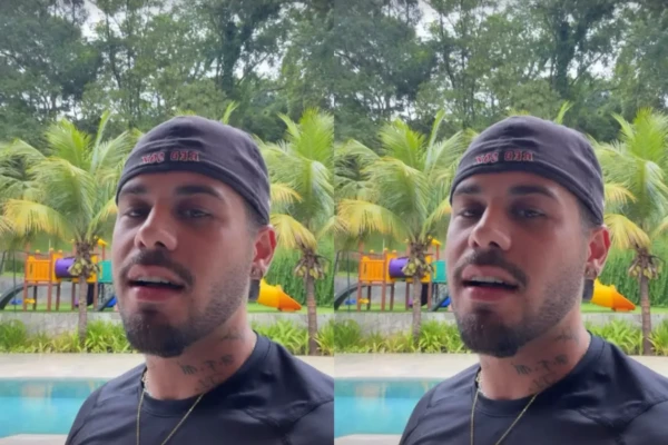 Zé Felipe inicia mudança e se despede de mansão onde morou após separação